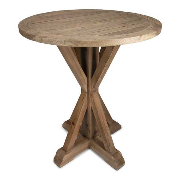 Atlas Commercial Products 36" Reclaimed Elm Wood Cocktail Table RCT35-36R